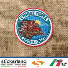 Toppa Patch CINQUE TERRE - Liguria Italia - Italy - toppe da  cucire