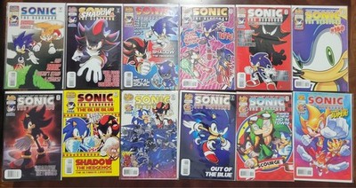 Sonic The Hedgehog/48 Comic Book Lot/ Key Issues/Shadow/Scourge/Silver/Knuckles