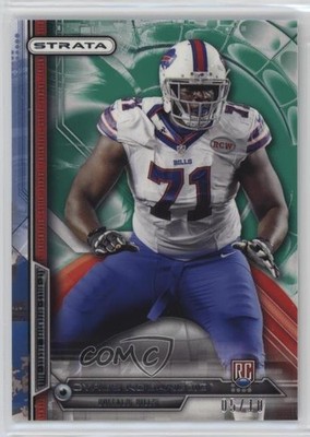 2014 Topps Strata Rookie Emerald 5/10 Cyrus Kouandjio #163 Rookie RC 11z5