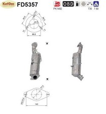✅ Ruß-Partikelfilter Ford Ranger 2.2 TDCi, 4x4, 110/18kW,Bj. ab: 06.2016, Euro 6