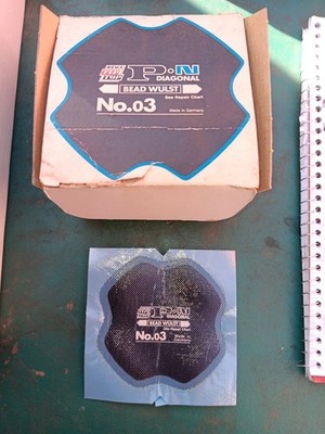 New Box of 8 Rema TipTop No.03/10 Diagonal Repair Unit Patch for Tire Repair