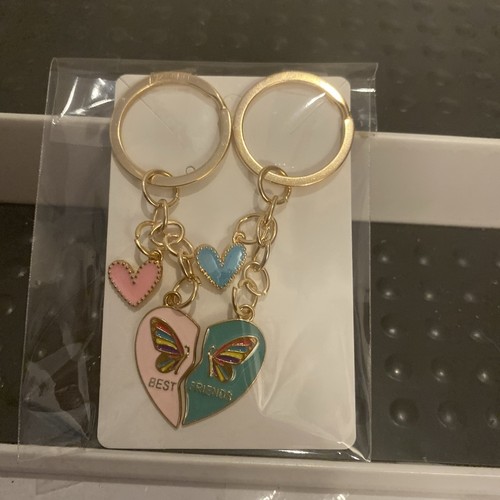 2Pcs Best Friends Keychain Gifts for Best Friends Matching Friendship - Picture 3 of 5