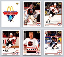 1991-92 McDonald's NHL Hockey Complete Set 1-25 + 6 Holograms (31 Total) MINT