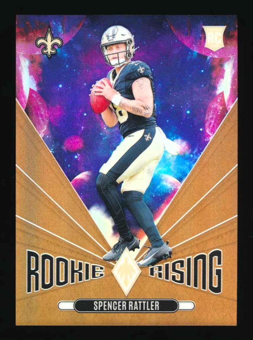 2024 PANINI PHOENIX SPENCER RATTLER /75 BRONZE ROOKIE RISING #RR-SRR SAINTS