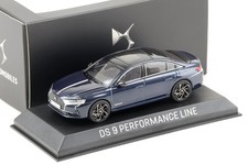 1:43 Norev Citroen DS Automobiles DS 9 Performance Line Blue Midnight Dealer Ver