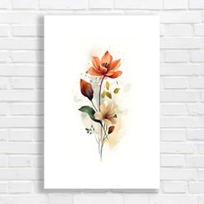 Vibrant Floral for Home Canvas Print Large Picture Wall Art