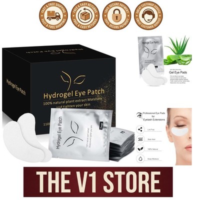 100 Pairs Hydrogel Eye Patches for Lashes - Moisturizing &  Comfort