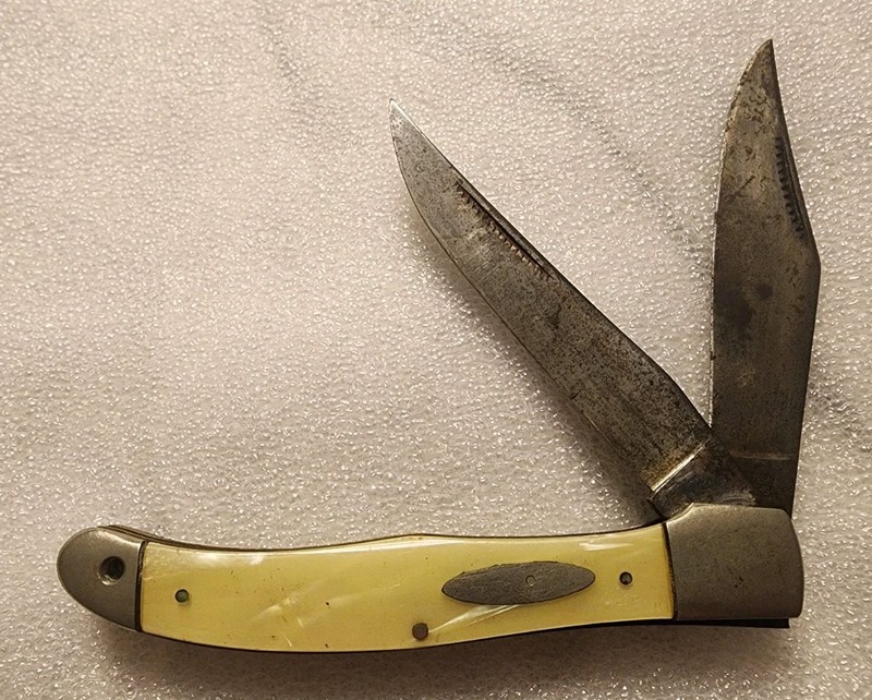 VTG Western Cutlery Boulder Colo 061  Folding Blade Knife