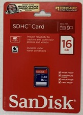 SanDisk SDHC Card 16GB Brand New