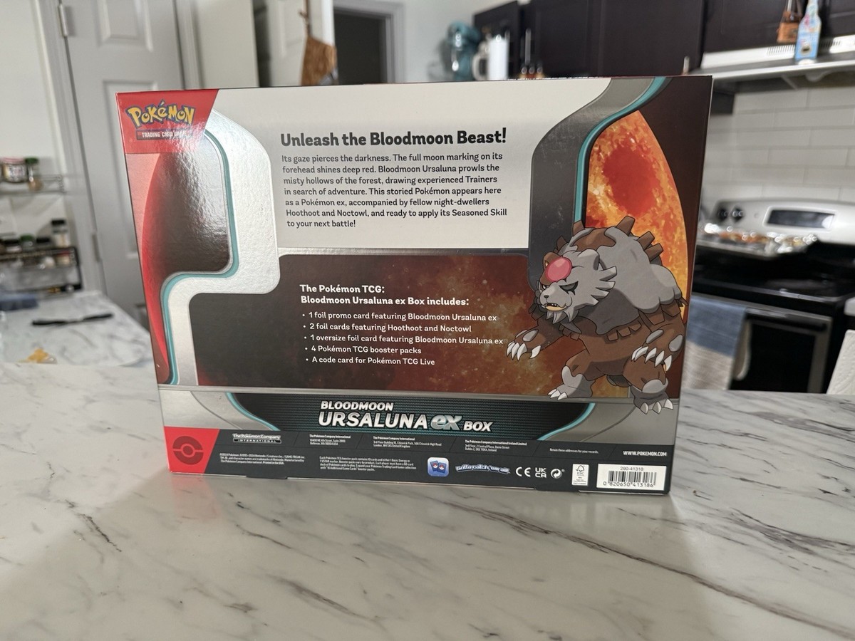 pokemon trading card game bloodmoon ursaluna ex box Bloodmoon Ursaluna ex Pokemon Box