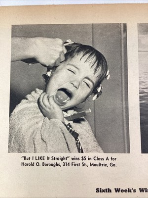 Georgia Photo Contest Print Ad 1955 Atlanta AJC Moultrie Boroughs Lavonia Decat