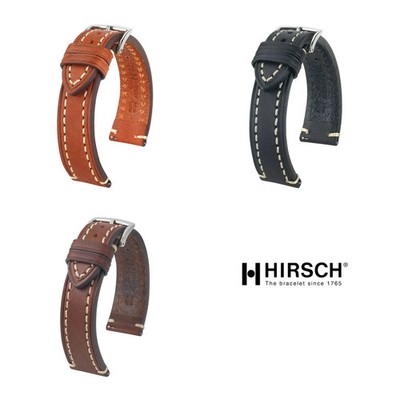 HIRSCH Liberty - Leder-Uhrenarmband - 3 Farben - 18 mm, 20 mm, 22 mm, 24 mm