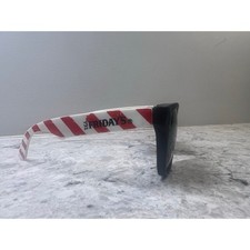 Vintage TGIF Friday's Sunglasses Red White Black Frames JL