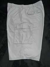 Levi  s Men  s Cargo Shorts, Grey, Size 42, Metal snap pockets, Flat front