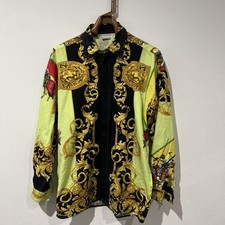 Versus Versace Dress Shirt Long Sleeve 100% Cotton Men's Size 48 i16523