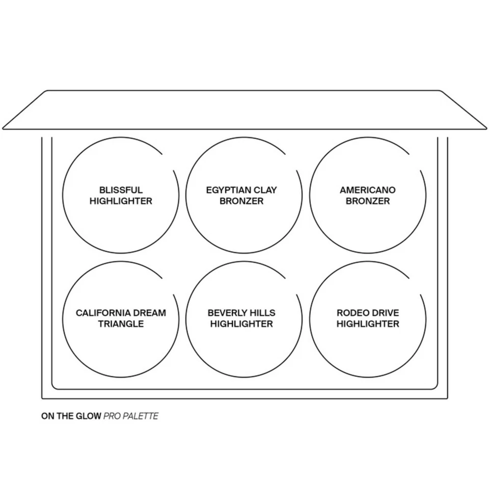 OFRA Cosmetics - ON THE GLOW - Highlighting and Bronzing Palette - BRAND NEW! - Image 2 of 4