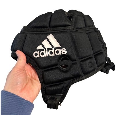 Adidas Force Softshell Helmet Rugby Flag Football Soccer Headguard Black Mens L
