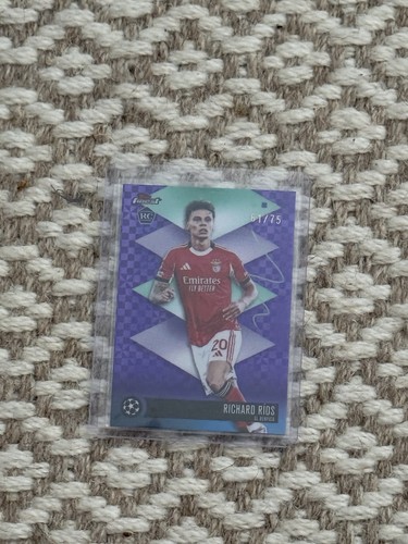 Richard Rios RC /75 Topps Chrome UCC Benfica Rookie Card