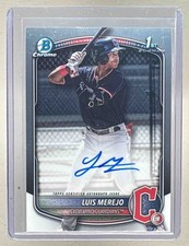 Luis Merejo 2025 Bowman Chrome #CPA-LM 1st RC Auto
