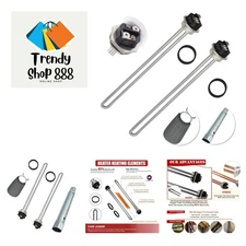 Universal 2-Pack Water Heater Elements 4500W 240V - Easy Install Wrench Included