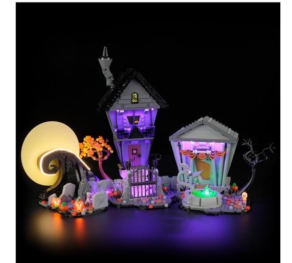 LED Light Kit for LEGO 21351 Disney Tim Burton's The Nightmare Before Christmas