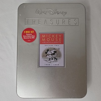 Walt Disney Treasures Mickey Mouse Black & White Vol 2 DVD 2004 NEW SEALED Tin