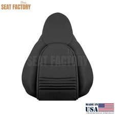 1997-2004 für Porsche Boxster Beifahrer Verdeck Ersatz Sitzbezug - Leder Schwarz