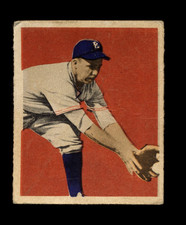 1949 Bowman - #36 Pee Wee Reese Dodgers HOF VG DEAD CENTERED
