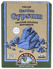 Down to Earth Organic Garden Gypsum Calcium Sulfate, 5 lb