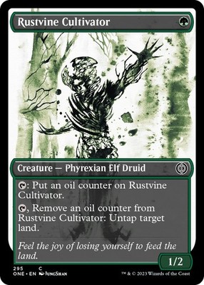 Rustvine Cultivator (Showcase) - 295 - Phyrexia: All Will Be One