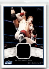 WWE Sheamus 2012 Topps Authentic Event Worn Shirt Relic Card Black DWC