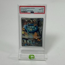 Pokémon TCG Scarlet & Violet Stellar Crown Squirtle 148 Holo English PSA 10