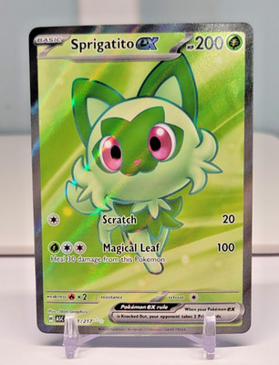 Sprigatito ex 251/217 Ascended Heroes Ultra Rare Pokémon Card NM