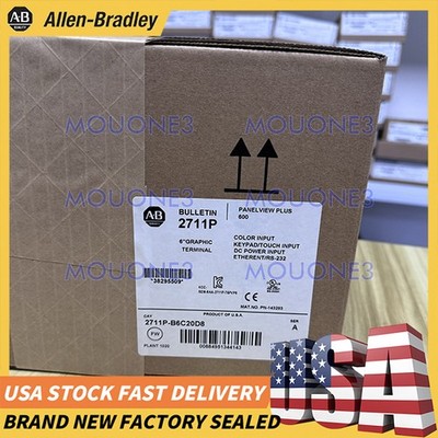 NEW Allen Bradley 2711P-B6C20D8 Panelview Plus 600 Graphic Terminal 2711PT6C20D8