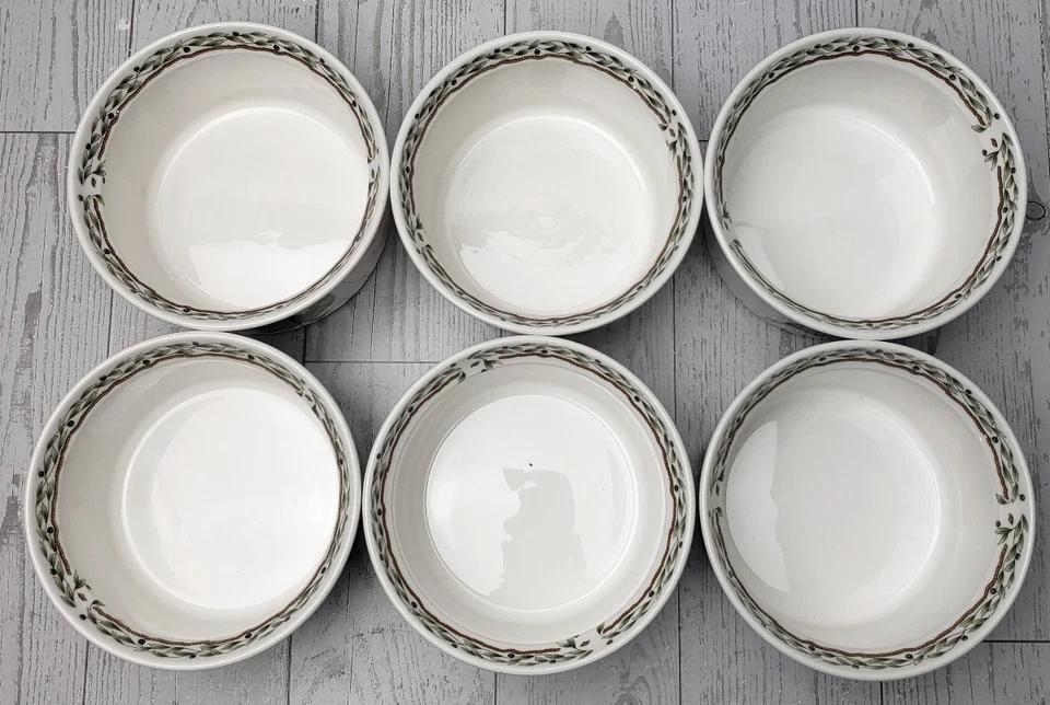 Noritake Royal Orchard 9416 Primachina Ramekins 4" X 2 3/8" Lote de 6 Japón Foto 3 de 4