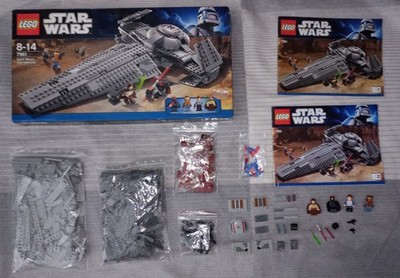 Lego Star Wars 7961 mit Figuren, Anleitungen und Karton