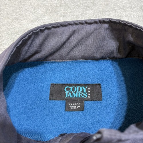 Cody James Vest Mens XL Gray Fleece Lined Core WRIGHTWOOD Waterproof - Picture 2 of 9