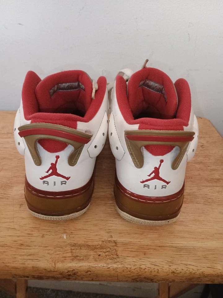 Nike AJF 2008 Air Jordan/Air Force 1 Fusion 6 5/8th Zapatillas 343095-161 talla 8,5 Foto 4 de 4