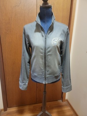 Zumba Crew World Tour Fitness Zip Green Jacket size Lovely (L)