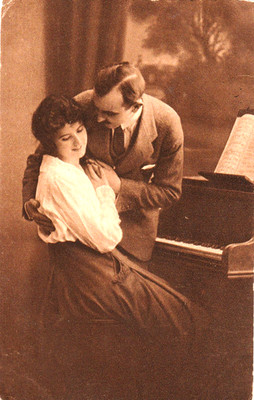 AK  1912 -  Paar am Klavier - Verlag: Arnold Holzer (Euler-Verlag) Berlin