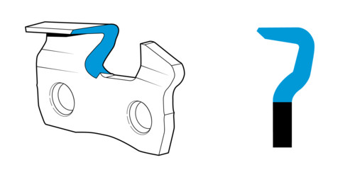 16 in Bar & Chain For Stihl MS211 MS211C MS211C-B MS220 160SXEA074 / 91VXL055G