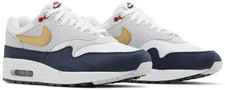 Nike Air Max 1 Olympic Obsidian White Smoke Grey HM9604-400 Men's Size 10