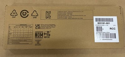 NEW HP Keyboard Business Black Slim Style USB Windows Enhanced P/N 803181-001