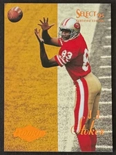 J.J. STOKES 1995 Select Certified RC #133  SAN FRANCISCO 49ERS *Free Shipping*