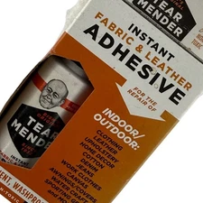 Bish's Original Tear Mender Instant Fabric & Leather Adhesive 2 fl oz New