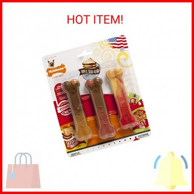 Nylabone Original Bone Power Chew Toy for Dogs, Durable Dog Toys for Aggressive 