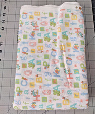 Alphabet ABCs Baby Blanket Fabric Cotton Light Weight 4yds