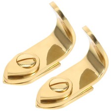 Golden Brass Saxophone Thumb Rest Set Durable Thumb Holder for Alto Tenor Sax
