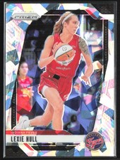 Lexie Hull 2024-25 Panini Prizm WNBA Silver Cracked Ice #16 Indiana Fever