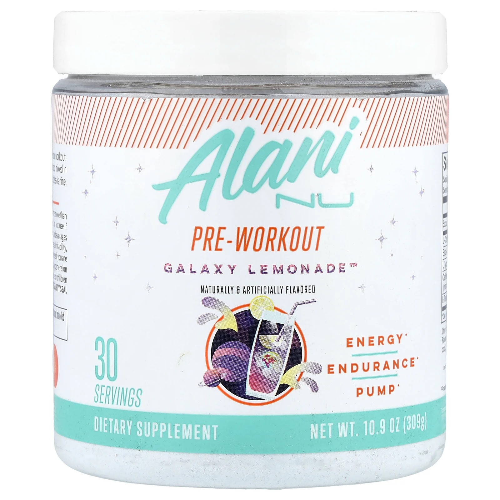 Pre-Workout, Galaxy Lemonade , 10.9 oz (309 g)